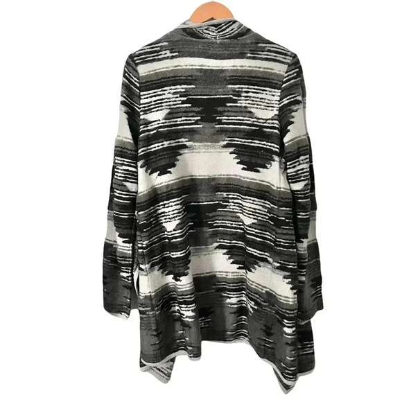 Lucky Brand Aztec drape open cardigan - Picture 4 of 4